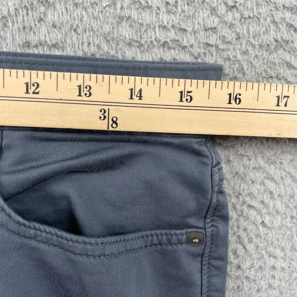 Banana Republic Travel Jean Mens 31x32 Gray Slim Fit Stretch Chino Pants